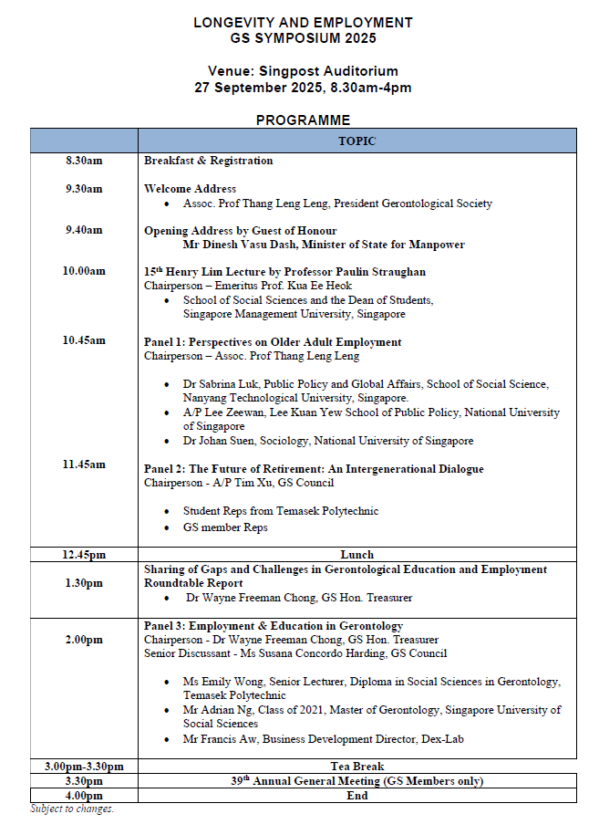 ASCA2025 programme